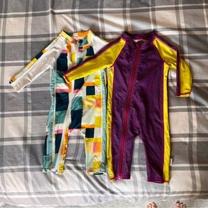 In Disguise and Check It Out Sunsuits by SwimZip